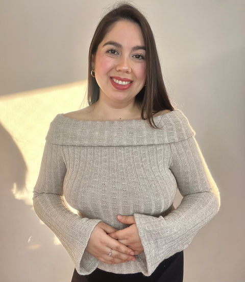 Polera Cuello Bote Nudo
