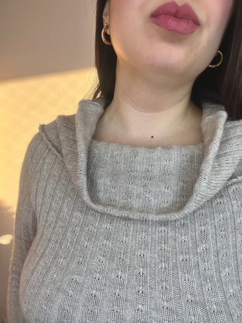 Polera Cuello Bote Nudo