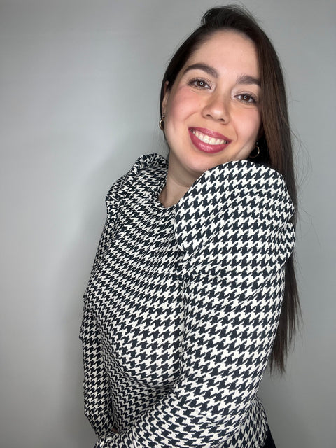 Polera Princesa Black & White
