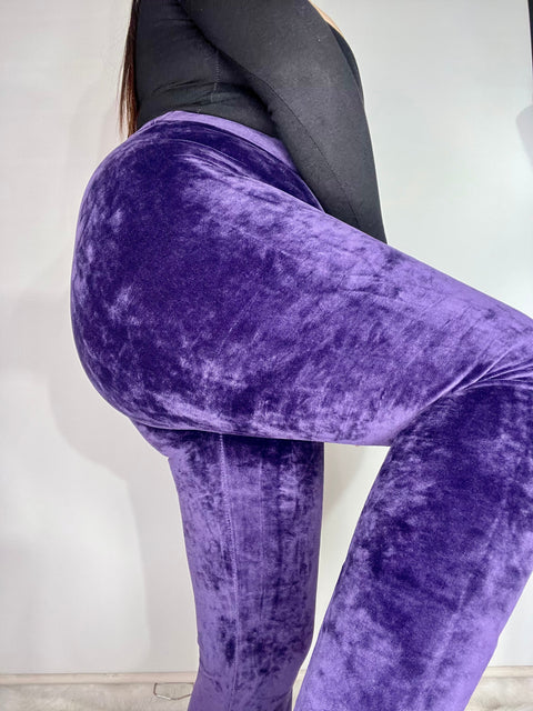 Calza Terciopelo Morado