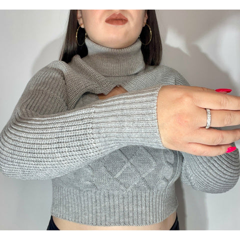Manga Sweater + Top Gris