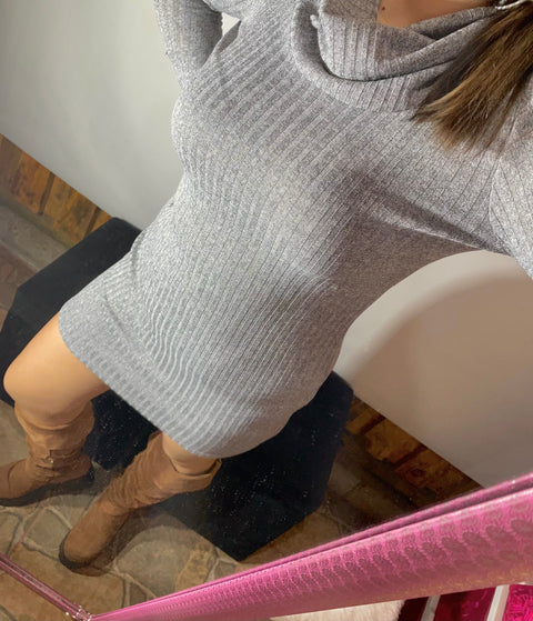 Vestido Tortuga Gris Claro