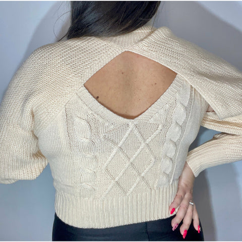 Manga Sweater + Top Blanco Invierno