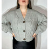 Cardigan Globo Gris